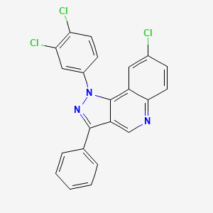 8-chloro-1-(3,4-dichlorophenyl)-3-phenyl-1H-pyrazolo[4,3-c]quinoline