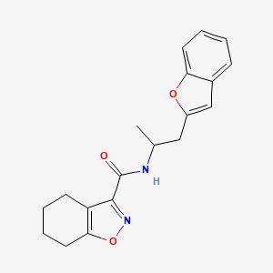 N-(1-(benzofuran-2-yl)propan-2-yl)-4,5,6,7-tetrahydrobenzo[d]isoxazole-3-carboxamide