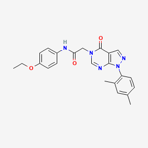 2-[1-(2,4-dimethylphenyl)-4-oxopyrazolo[3,4-d]pyrimidin-5-yl]-N-(4-ethoxyphenyl)acetamide