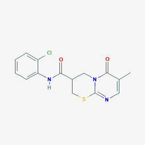 N-(2-chlorophenyl)-7-methyl-6-oxo-2,3,4,6-tetrahydropyrimido[2,1-b][1,3]thiazine-3-carboxamide