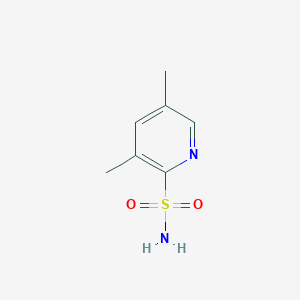 molecular formula C7H10N2O2S B2527847 3,5-Dimethylpyridine-2-sulfonamide CAS No. 1851943-55-9