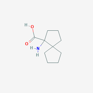 molecular formula C10H17NO2 B2527850 1-Aminospiro[4.4]nonane-1-carboxylic acid CAS No. 1558110-45-4