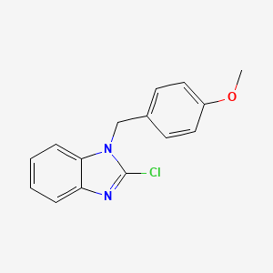 molecular formula C15H13ClN2O B2527854 2-Chloro-1-(4-methoxybenzyl)-1H-benzo[D]imidazole CAS No. 388574-61-6