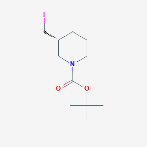 1,1-Dimethylethyl (3R)-3-(iodomethyl)-1-piperidinecarboxylate