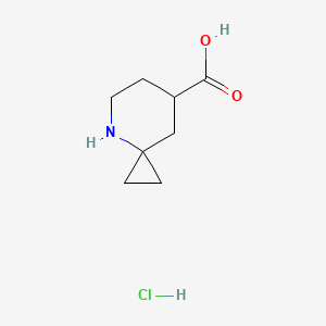 4-Azaspiro[2.5]octane-7-carboxylic acid;hydrochloride