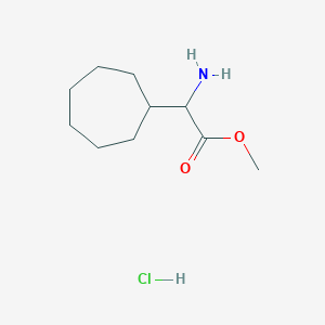 Methyl 2-amino-2-cycloheptylacetate;hydrochloride