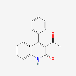 molecular formula C17H13NO2 B2527979 3-Acetyl-4-phenyl-1H-quinolin-2-one CAS No. 313273-62-0