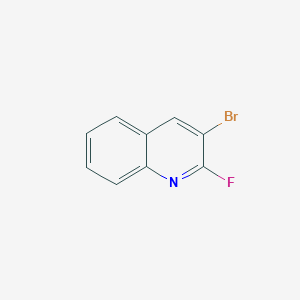 molecular formula C9H5BrFN B2528020 3-Bromo-2-fluoroquinoline CAS No. 179488-06-3