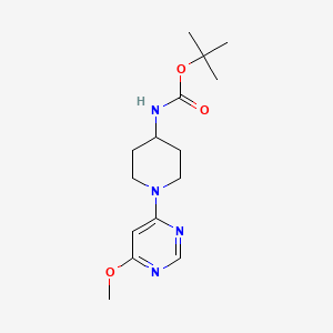 tert-Butyl (1-(6-methoxypyrimidin-4-yl)piperidin-4-yl)carbamate