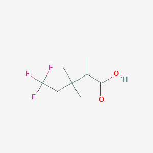 5,5,5-Trifluoro-2,3,3-trimethylpentanoic acid