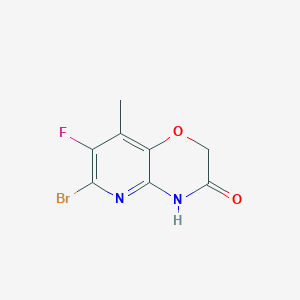 6-Bromo-7-fluoro-8-methyl-2H-pyrido[3,2-b][1,4]oxazin-3(4H)-one