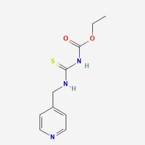 Ethyl [(pyridin-4-ylmethyl)carbamothioyl]carbamate