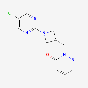 2-{[1-(5-Chloropyrimidin-2-yl)azetidin-3-yl]methyl}-2,3-dihydropyridazin-3-one