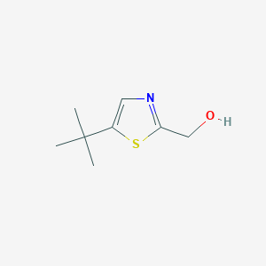 molecular formula C8H13NOS B2528277 (5-叔丁基-1,3-噻唑-2-基)甲醇 CAS No. 1803609-92-8