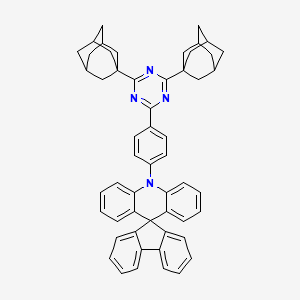 10-[4-[4,6-Bis(1-adamantyl)-1,3,5-triazin-2-yl]phenyl]spiro[acridine-9,9'-fluorene]