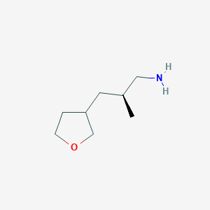 (2S)-2-Methyl-3-(oxolan-3-yl)propan-1-amine