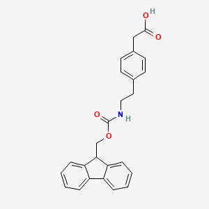2-(4-(2-((((9H-fluoren-9-yl)methoxy)carbonyl)amino)ethyl)phenyl)acetic acid
