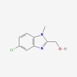 molecular formula C9H9ClN2O B2528297 (5-氯-1-甲基-1H-苯并[d]咪唑-2-基)甲醇 CAS No. 380177-22-0