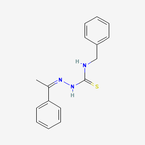 (Z)-N-benzyl-2-(1-phenylethylidene)hydrazinecarbothioamide