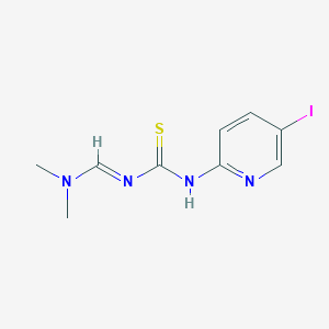 3-[(1E)-(dimethylamino)methylidene]-1-(5-iodopyridin-2-yl)thiourea