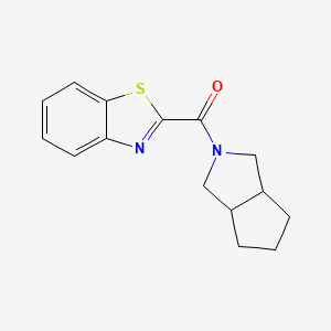 benzo[d]thiazol-2-yl(hexahydrocyclopenta[c]pyrrol-2(1H)-yl)methanone