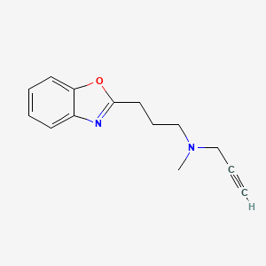 3-(1,3-Benzoxazol-2-yl)-N-methyl-N-prop-2-ynylpropan-1-amine