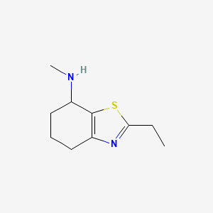2-ethyl-N-methyl-4,5,6,7-tetrahydro-1,3-benzothiazol-7-amine