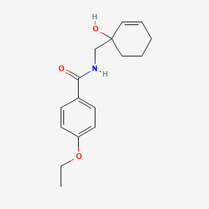 4-ethoxy-N-[(1-hydroxycyclohex-2-en-1-yl)methyl]benzamide