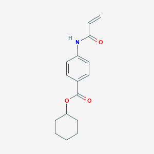 Cyclohexyl 4-(prop-2-enoylamino)benzoate