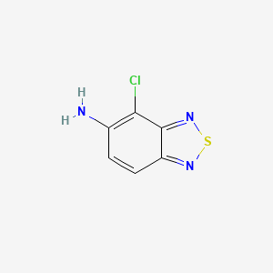 molecular formula C6H4ClN3S B2528460 4-Chloro-2,1,3-benzothiadiazol-5-amine CAS No. 30536-36-8