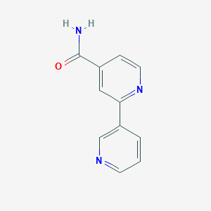 molecular formula C11H9N3O B2528475 [2,3'-Bipyridine]-4-carboxamide CAS No. 2089319-07-1