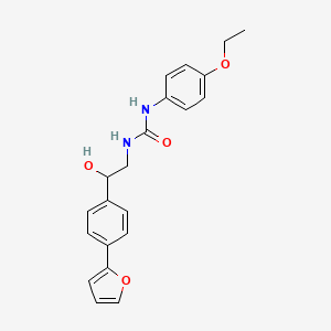 molecular formula C21H22N2O4 B2528480 1-(4-Ethoxyphenyl)-3-{2-[4-(furan-2-yl)phenyl]-2-hydroxyethyl}urea CAS No. 2097859-41-9