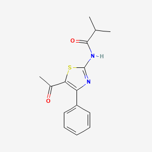 N-(5-acetyl-4-phenylthiazol-2-yl)isobutyramide