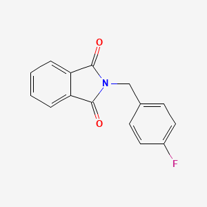 molecular formula C15H10FNO2 B2528497 2-(4-Fluorobenzyl)isoindoline-1,3-dione CAS No. 318-49-0