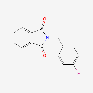 molecular formula C15H10FNO2 B2528497 N-(4-Fluorobenzyl)phthalimide CAS No. 318-49-0