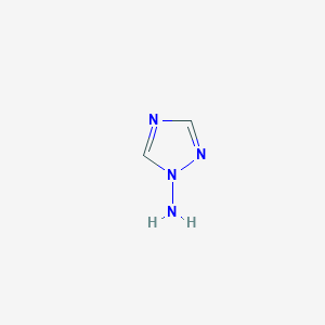 molecular formula C2H4N4 B025285 1-Amino-1,2,4-triazole CAS No. 24994-60-3
