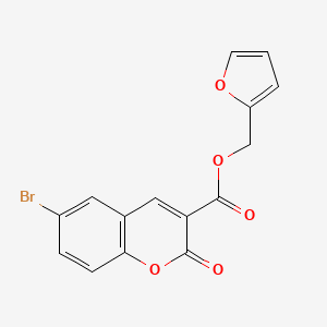 2-Furylmethyl 6-bromo-2-oxochromene-3-carboxylate