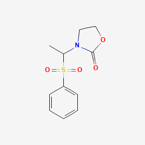 3-[1-(Phenylsulfonyl)ethyl]-1,3-oxazolan-2-one