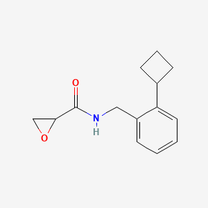 N-[(2-Cyclobutylphenyl)methyl]oxirane-2-carboxamide