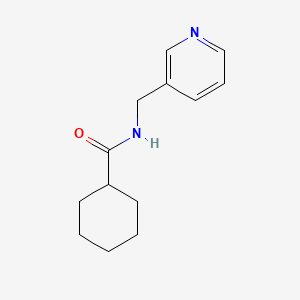 molecular formula C13H18N2O B2528557 N-(pyridin-3-ylmethyl)cyclohexanecarboxamide CAS No. 111711-16-1