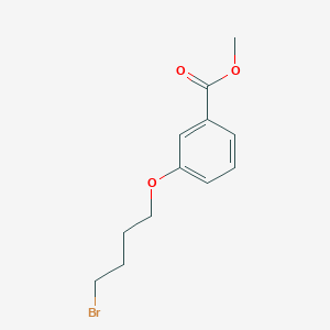 molecular formula C12H15BrO3 B2528567 Methyl 3-(4-bromobutoxy)benzoate CAS No. 486396-41-2