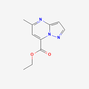 molecular formula C10H11N3O2 B2528584 Ethyl 5-methylpyrazolo[1,5-a]pyrimidine-7-carboxylate CAS No. 145371-72-8