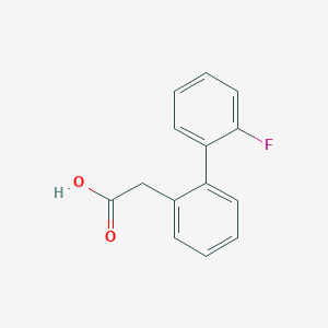 molecular formula C14H11FO2 B2528596 (2'-Fluorobiphenyl-2-yl)acetic acid CAS No. 179804-92-3