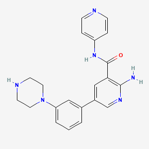 molecular formula C21H22N6O B2528650 PKC-iota inhibitor 1 