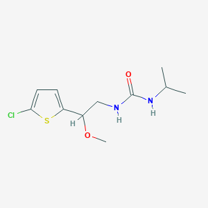 1-(2-(5-Chlorothiophen-2-yl)-2-methoxyethyl)-3-isopropylurea