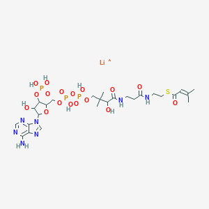 molecular formula C26H41LiN7O17P3S B025289 (C5:1) Coenzyme A lithium salt CAS No. 108347-83-7