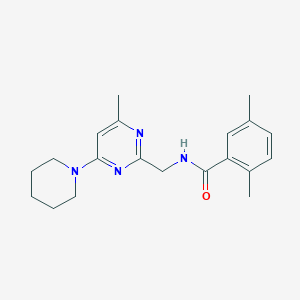B2528901 2,5-dimethyl-N-((4-methyl-6-(piperidin-1-yl)pyrimidin-2-yl)methyl)benzamide CAS No. 1797660-19-5