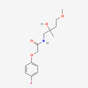 2-(4-fluorophenoxy)-N-(2-hydroxy-4-methoxy-2-methylbutyl)acetamide