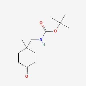 molecular formula C13H23NO3 B2528933 Tert-butyl (1-methyl-4-oxocyclohexyl)methylcarbamate CAS No. 1207111-45-2