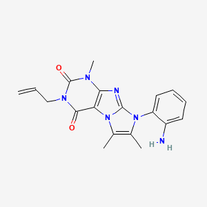 3-allyl-8-(2-aminophenyl)-1,6,7-trimethyl-1H-imidazo[2,1-f]purine-2,4(3H,8H)-dione